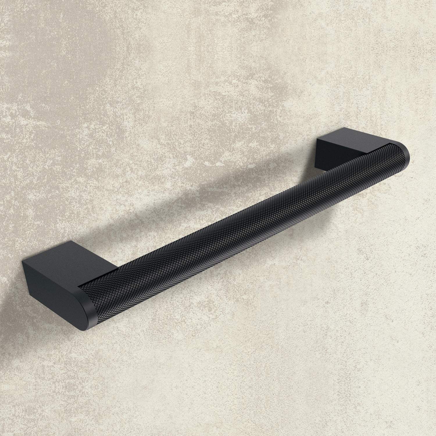 HETTICH Griff Varna, Bohrabstand 224 mm, L 254 mm, B 14.6 mm, H 35.3 mm, Schwarz matt, 9332350