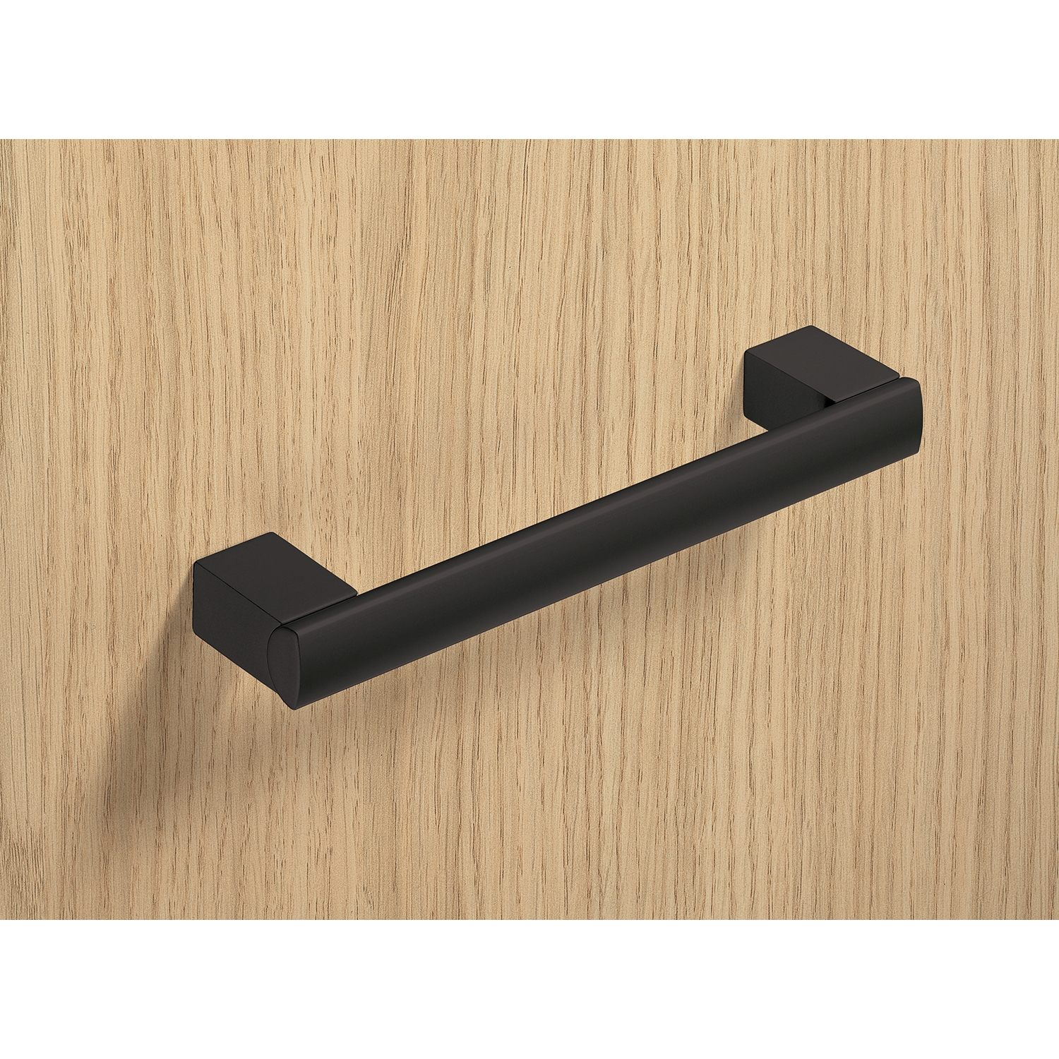 HETTICH Stangengriff Clivia, •–• 482, L 494 mm, B 16 mm, H 36 mm, Schwarz matt, 9265934