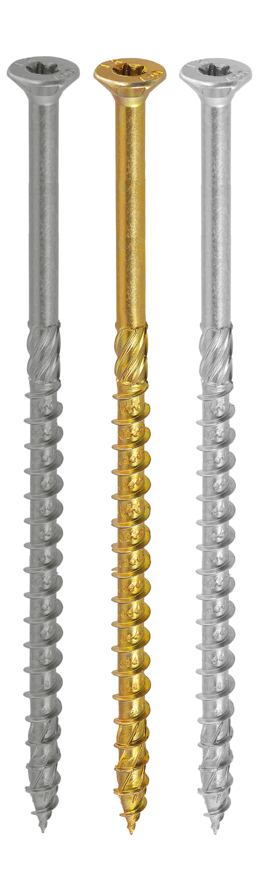 100 St. KLIMAS Spanplattenschraube Größe 6,0 x 220 mm mit ETA Zulassung 18/0817, hell verzinkt