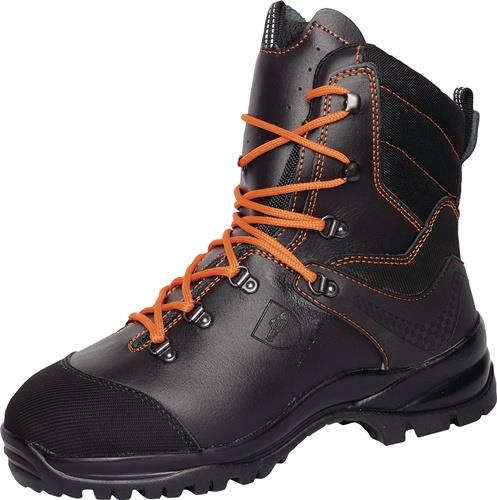 SOLIDUR Forstsicherheitsstiefel KAILASH Gr.43 schwarz/orange GlattlederS3 HRO CI HI SRC