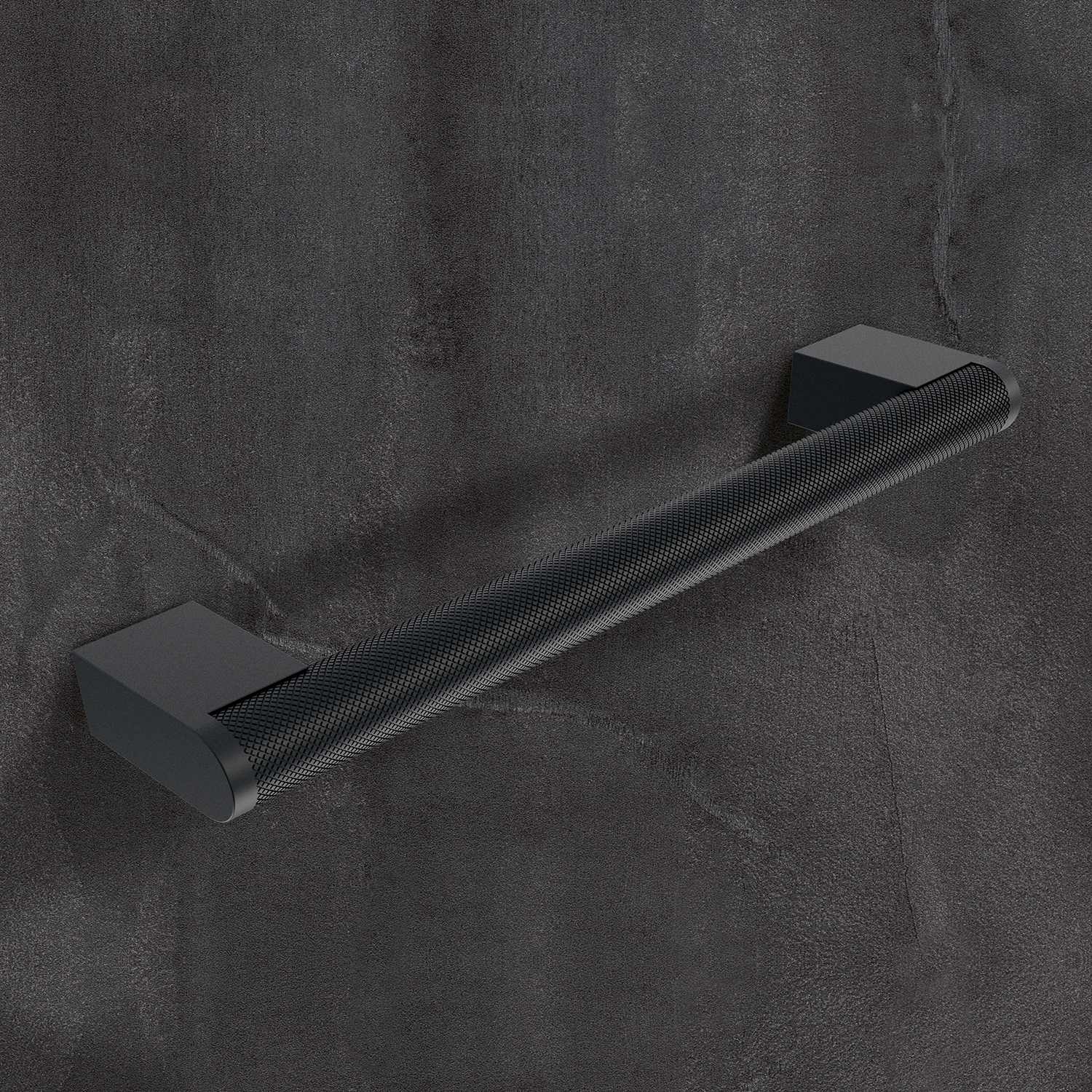 HETTICH Griff Varna, Bohrabstand 2 x 585 mm, L 1200 mm, B 14.6 mm, H 35.3 mm, Schwarz matt, 9332358