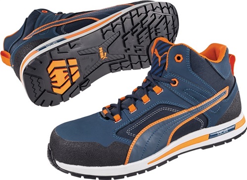 PUMA Sicherheitsstiefel Crosstwist MID Gr.44 blau/orange S3S FO HRO SR 20345:2022