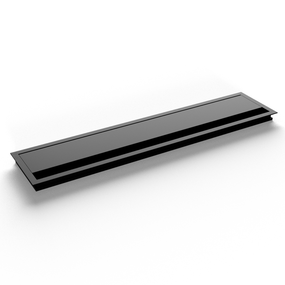 BMB EXIT G11 Kabeldurchlass Eco 100x450x16 mm, alu/Schwarz