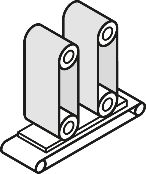 KLINGSPOR Schleifgewebe, wasserfest CS 416 Y