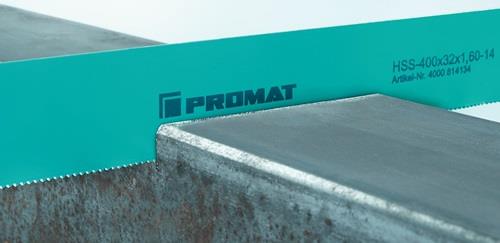 PROMAT Maschinensägeblatt L650xB50xS2,5mm HSS Loch-D.13mm ZpZ 4 PROMAT