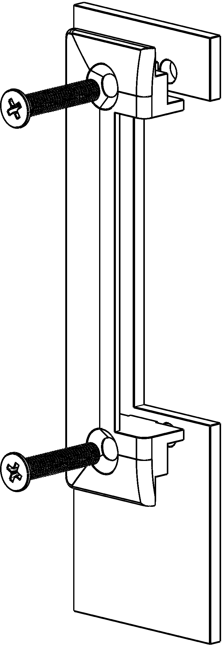 WINKHAUS Garnitur Blende STV E-155-F, Stahl