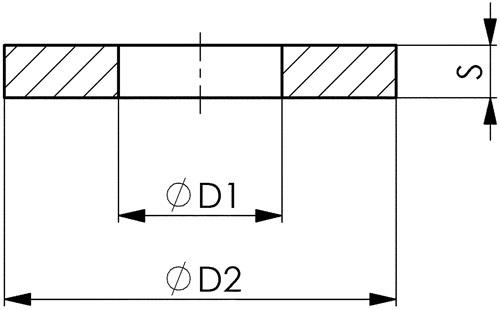 AMF U-Scheibe DIN 6340 f.Schrauben M16 Bohrungs-D.17mm AMF