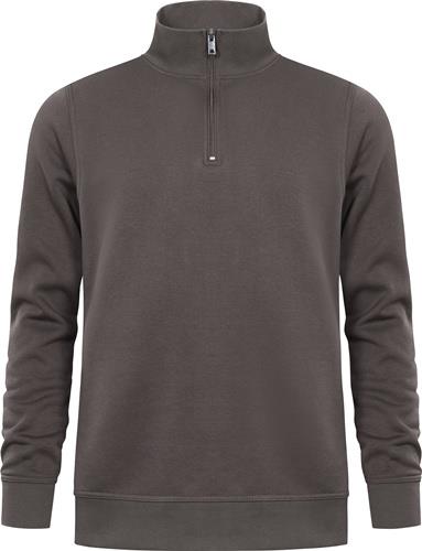 PROMODORO Sweatshirt Troyer Side Pocket Gr.L charcoal PROMODORO