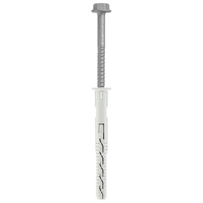 KLIMAS Rahmendübel mit Sechskantschraube, KPS-Fast-08080K, 8 x 80 mm, verzinkt, SW10/TX 30