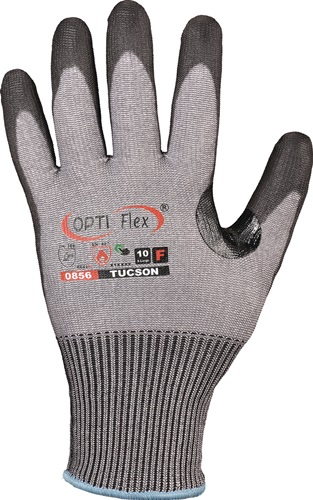 OPTIFLEX Schnittschutzhandschuhe TUCSON Gr.10 grau/schwarz EN388/EN420 PSA II OPTIFLEX