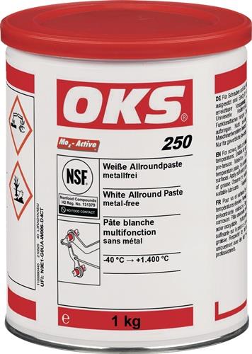 OKS Weiße Allroundpaste OKS 250 weiß 1kg Dose OKS