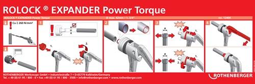 ROTHENBERGER Expander ROLOCK® Expander Power Torque Expanderköpfe b.42mm (1 3/4Zoll) 1kg