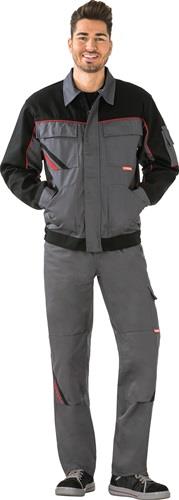 PLANAM Bundjacke Highline Gr.56 schiefer/schwarz/rot