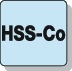 PROMAT Walzenstirnfräser DIN 1880 Typ HR D.50mm HSS-Co5 Z.8 PROMAT