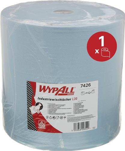 KIMBERLY-CLARK Putztuch WYPALL L30 ULTRA 7426 L380xB370ca.mm blau Rl.