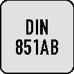 ALPEN T-Nutenfräser DIN 851AB TypN D.12,5mm HSS-Co Verz.Kreuz Z.6 MAYKESTAG