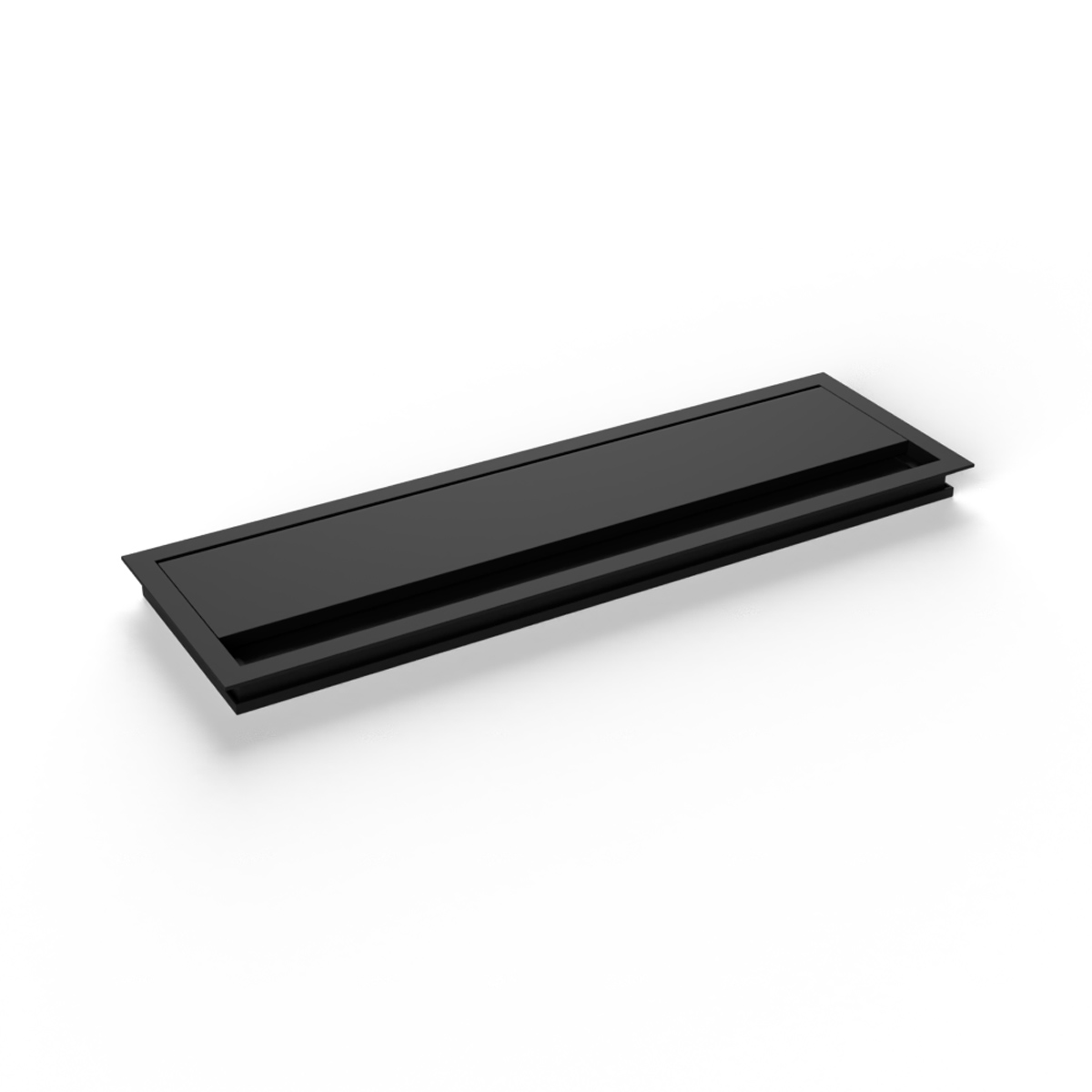 BMB EXIT G11 Kabeldurchlass Eco 100x320x16 mm, alu/Schwarz