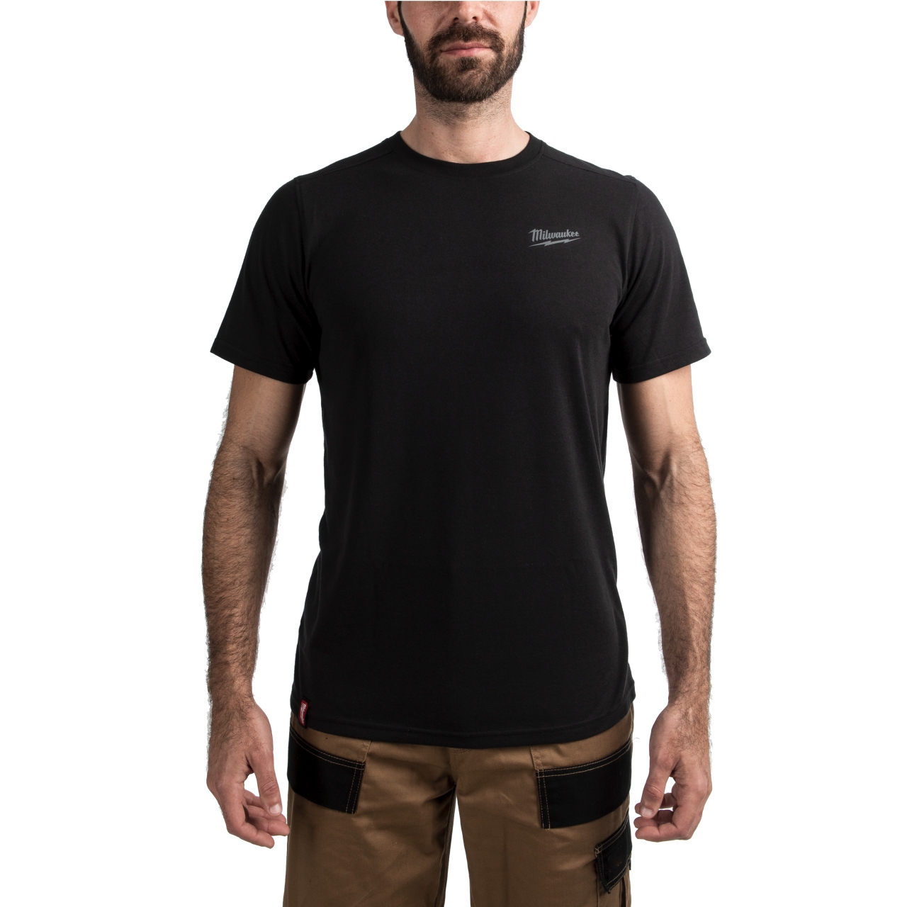 MILWAUKEE Hybrid-T-Shirt schwarz HTSSBL-XL