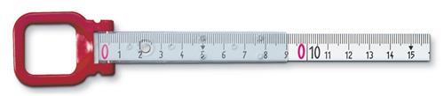 BMI Rahmenbandmaß ERGOLINE L.50m Band-B.13mm A mm/cm EG II Alu.weiß Stahlmaßband BMI