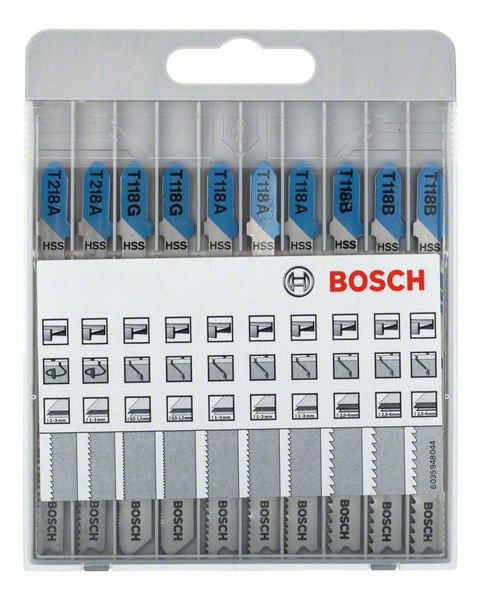 BOSCH Stichsägeblatt-Set Basic for Metal, 10-teilig