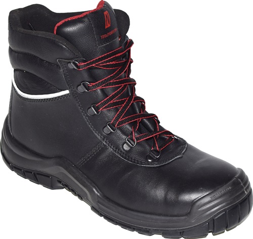 NITRAS Sicherheitsstiefel POWER STEP MID+ Gr.44 schwarz S3 HRO SRC EN20345 Volleder