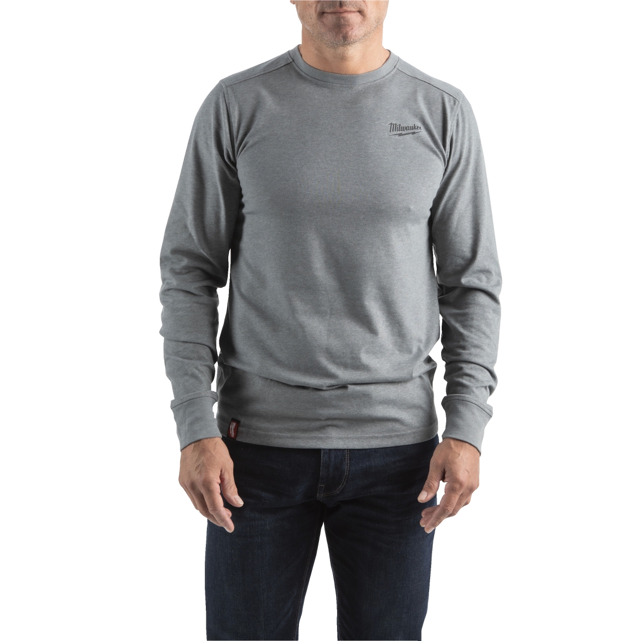 MILWAUKEE Hybrid-Langarm-Shirt grau HTLSGR-L