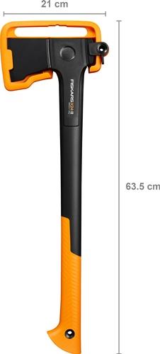 FISKARS Universalaxt X24-M L.600mm Stiel-L.520mm G.1560g Ku.FISKARS