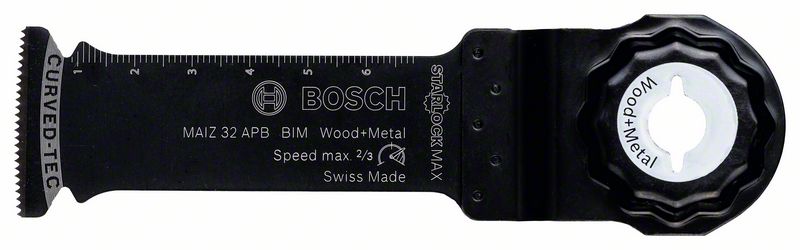 BOSCH BIM Tauchsägeblatt MAIZ 32 APB, Wood and Metal, 80 x 32 mm, 10er-Pack