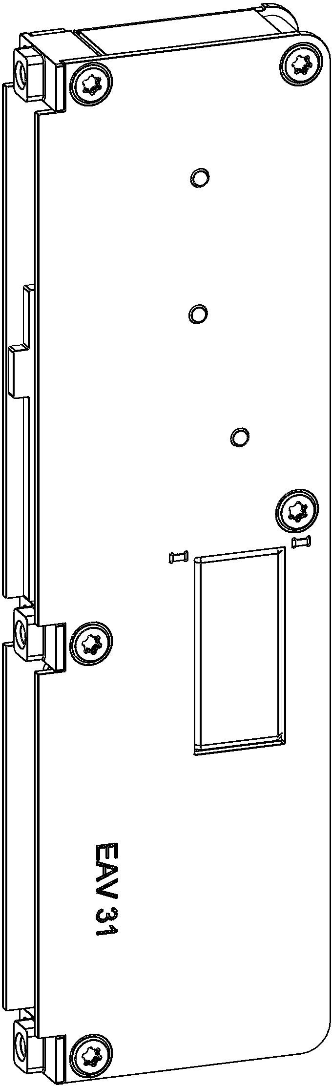 WINKHAUS T-MOTORKASTEN EAV3 (12V) DREHTÜR BL