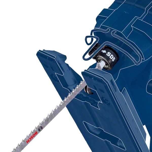 BOSCH EXPERT ‘Hardwood 2-side clean’ T 308 BFP Stichsägeblatt, 5 Stück. Für Stichsägen