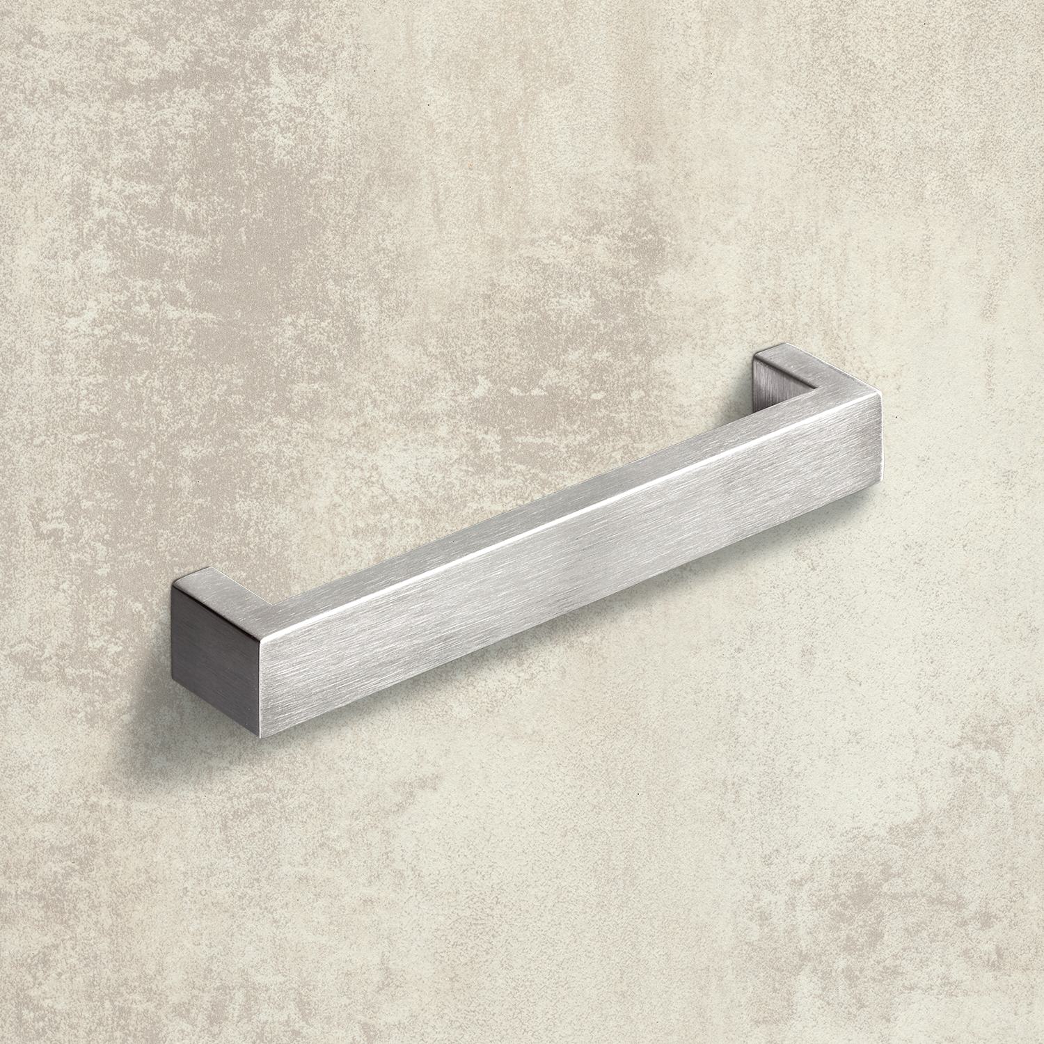 HETTICH Griff Ponte, •–• 320, L 333 mm, B 25 mm, H 37 mm, Edelstahl gebürstet, 115387