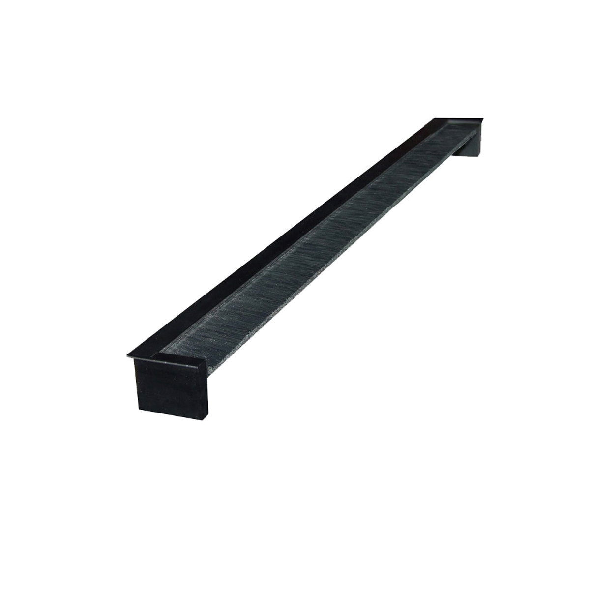 BMB EXIT NCS Kabeldurchlass 34x400x19 mm, Schwarz