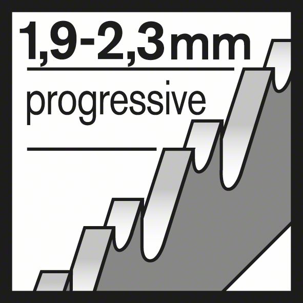 BOSCH Stichsägeblatt T 118 B Basic for Metal, 5er-Pack