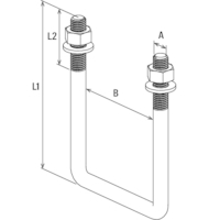 FISCHER Festpunkte U-Bügel FMFS UB 120