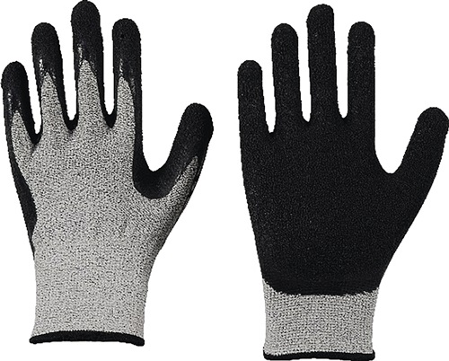 LEIPOLD Schnittschutzhandschuhe Solidstar 1443 Gr.10 grau/schwarz EN 388 PSA II 12 PA