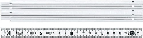 BMI Gliedermaßstab 1042 L.2m mm/cm EG III Ku.weiß BMI