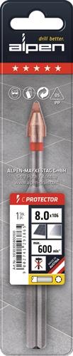 ALPEN Feinsteinzeugfliesenbohrer C PROTECTOR D.8mm ALPEN