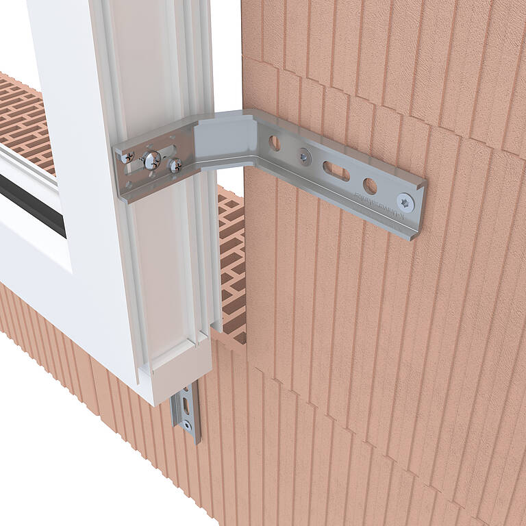 KNELSEN Fenstermontagewinkel-u-profil FMW-95x150x3,0 Zweistufenkantung