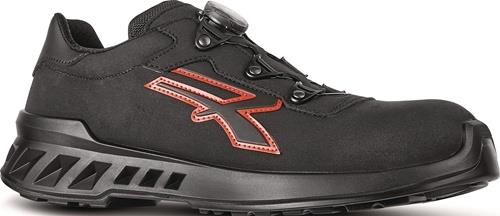 U.POWER Sicherheitshalbschuh Caesar Gr.40 W.11 schwarz/rot S3 CI SRC ESD EN20345 Mikrofa