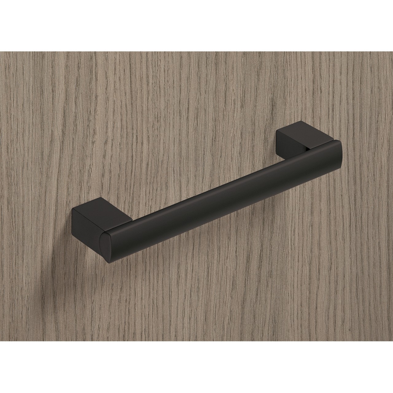 HETTICH Stangengriff Clivia, •–• 232, L 244 mm, B 16 mm, H 36 mm, Schwarz matt, 9265924