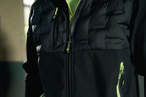 U-POWER Hybrid-Softshelljacke Spock Gr.L Black Carbon U.POWER