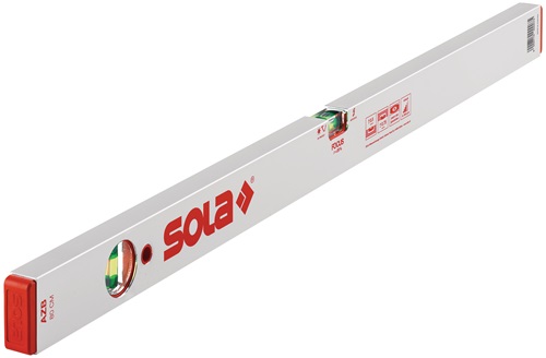 SOLA Wasserwaage AZB 100cm Alu.silber 0,5 mm/m 0,50 mm/m SOLA