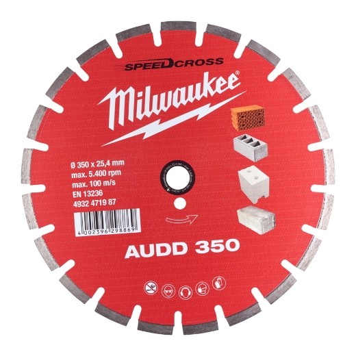 MILWAUKEE Diamant-Trennscheibe SPEEDCROSS AUDD 350