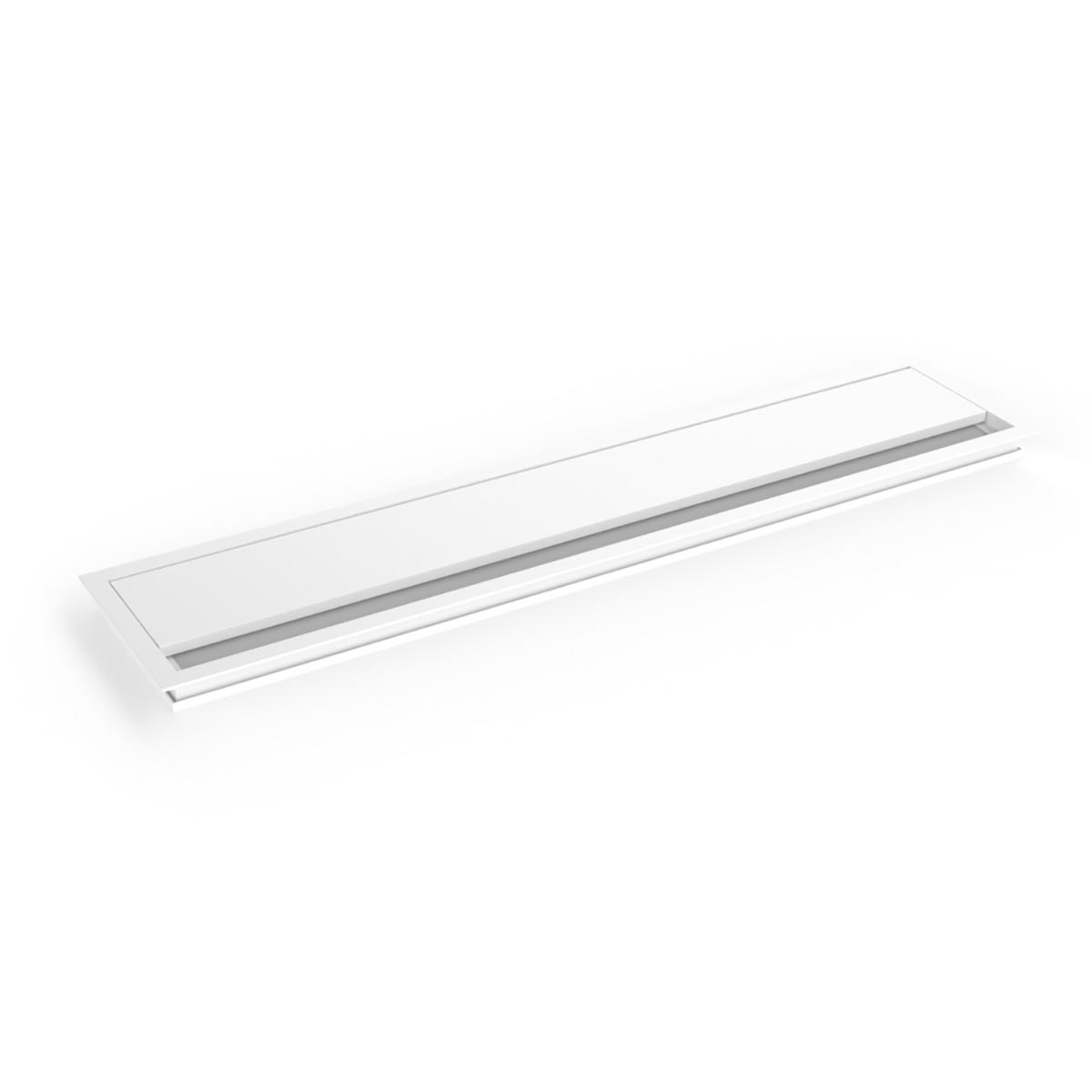 BMB EXIT G11 Kabeldurchlass eco 100x450x16 mm, alu/Weiss matt