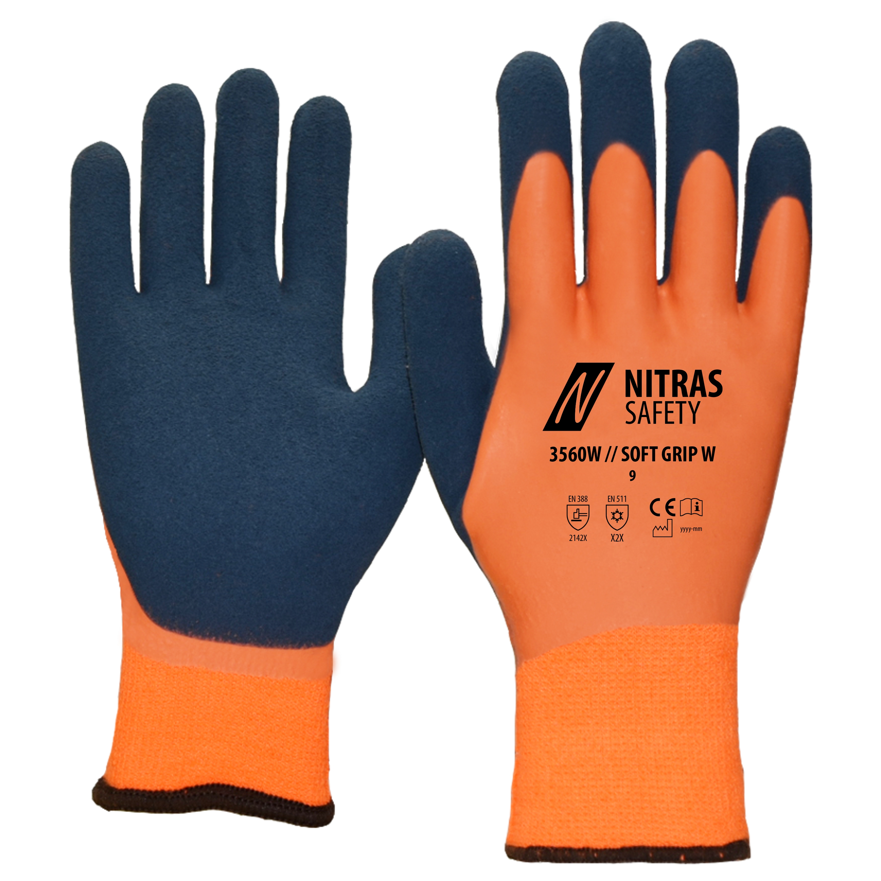 NITRAS SAFETY SOFT GRIP W Winterhandschuhe, Größe 11