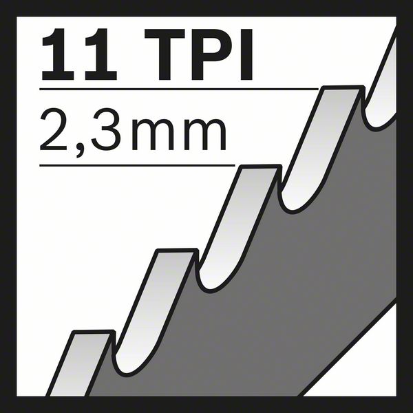 BOSCH Säbelsägeblatt M 1142 H Top for Wood, für PFZ 500 E