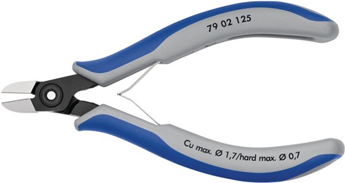 KNIPEX Präzisions-Elektronik-Seitenschneider L.125mm Form 2 Facette nein pol.KNIPEX