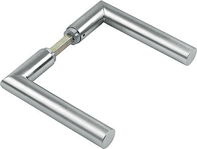 HOPPE® Drückerpaar Amsterdam GD-E1400Z, Edelstahl, 3449022