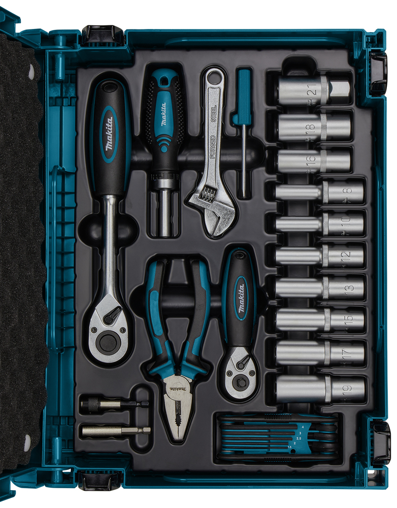 Makita Werkzeug-Set 87-tlg. im MAKPAC Gr.1, E-11542