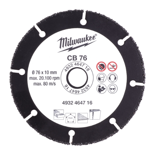 MILWAUKEE HM-Trennscheibe 76 mm